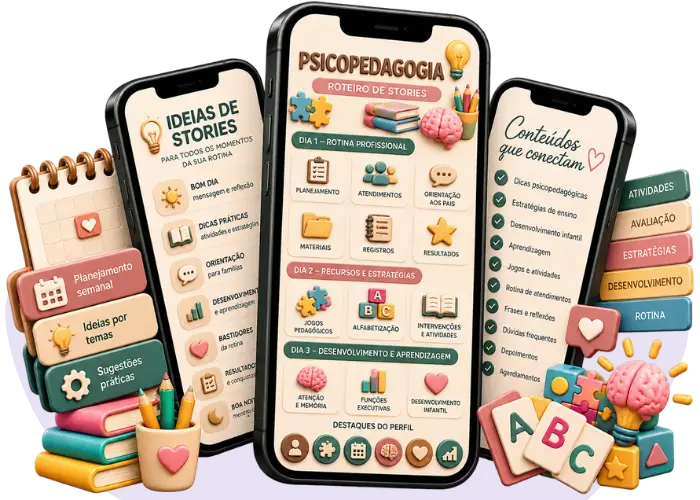 Calendário de Ideias para Stories